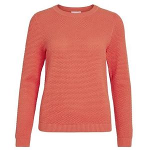 VILA Vidalo O-hals L/S gebreide top - Noos Vidalo gebreide top met ronde hals L/S Noos dames (1 stuk), Dubarry