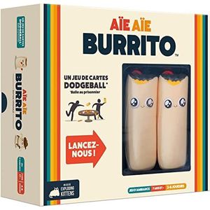Asmodee Exploding Kittens Aie Aie Burrito Board spel voor kinderen vanaf 12 jaar