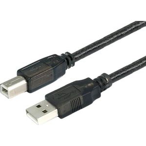 Monoprice USB-A naar USB-B 2.0-kabel, actief, 28/24AWG, zwart, 33 ft
