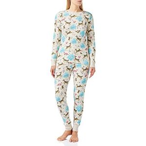 Hatley Pyjama-set, lange mouwen, Pijama, dames, bos, rust, maat M, Sereinwald