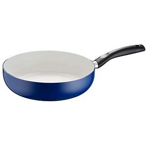 MÄSER - Harriot keramische pan 20 cm met 2-laags antiaanbaklaag, gemaakt van ILAG Ceramic - geschikt voor inductie - Turkoois, aluminium, blauw, 28 cm hoge rand