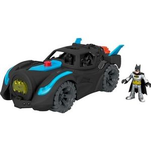 Fisher-Price Imaginext HGX96 Voertuigset met een DC Super Friends Batman-figuur en een volledig uitgeruste Batmobile (30 cm), om te verzamelen, speelgoed voor kinderen, vanaf 7 jaar