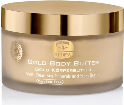 Kedma - Body Butter Gold – voedende lichaamsboter met sheaboter en mineralen uit de Dode Zee – voor droge en ruwe huid – 200 g
