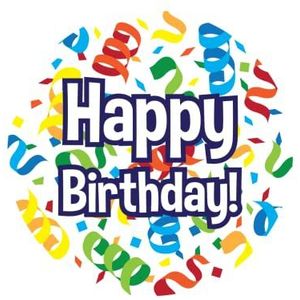Happy Birthday Party Coaster, 6 stuks
