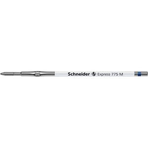 Schneider Express 775 M, medium blauw, 10 stuks, vulling voor pennen, blauw, metallic, roestvrij staal, X20, medium