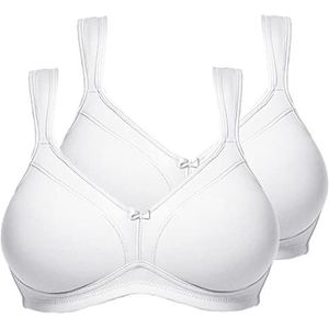 Susa Set van 2 beha's voor dames, Wit