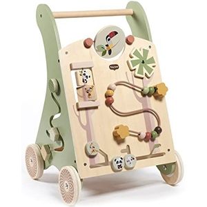 Tiny Love - Wooden Activity Walk Behind - Boho Chic - Looptrainer - 12 Interactieve Activiteiten