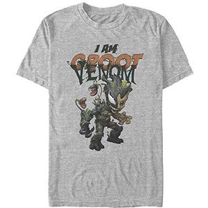Marvel I Am Groot Venom Organic, Melange Grey, S, Melange Grey