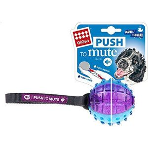 GIGWI Push to Mute Ball Blauw