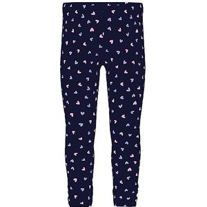 NAME IT MINI Legging NMFDAVINA met All Over Print Donkerblauw/Roze/Blauw