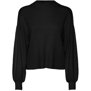 VERO MODA Pull en tricot VMNANCY pour femme, Noir, L