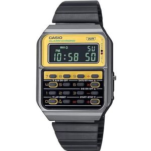 Casio CA-500WEGG-9BEF horloge, zwart, zwart.
