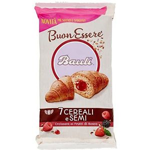 Bauli Croissant Buonessere 7 muesli en zaden met bosco-vruchten, 1 verpakking van 10 stuks