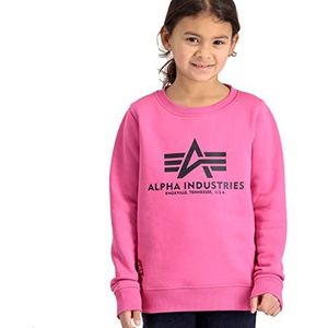 ALPHA INDUSTRIES Basic Sweater Kids/Teens Pull pour Enfants, 651-Magenta, 12 ans