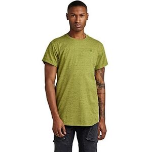 G-Star Raw Lash Straight Fit' heren T-Shirt, Multicolor (Fresh Olive Htr D176-1633), XS