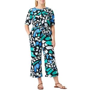 s.Oliver 2129730 Jumpsuit voor dames, Veelkleurig Zwart 99B0