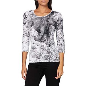 CAVALLI CLASS t-shirt dames, zwart.