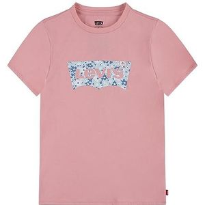 Levi's Lvg Daisy Ss Tee 4eh153 SS T-shirt voor meisjes, Roze kwarts