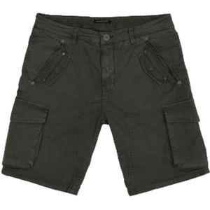 Gianni Lupo Orlando Military Casual Shorts 42 voor heren, militair, 42-50, Militair