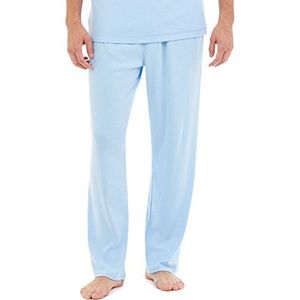 Nautica heren pyjamabroek gebreide broek, neonblauw