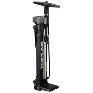 Topeak JoeBlow Booster voetpomp - 160 psi/11 bar, SmartHead DX3, zwart/grijs