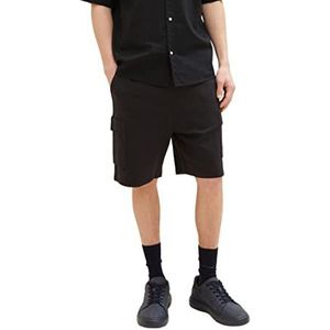 TOM TAILOR Denim Uomini Bermuda sweatpants shorts 1035679, 29999 - Black, M