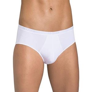 Sloggi Sloggi Heren Basic Midi Shorts Bikini voor heren (2 stuks), Wit.