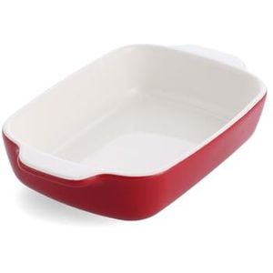 KitchenAid Ovenschaal met Bamboe Deksel - Small - Keizer Rood