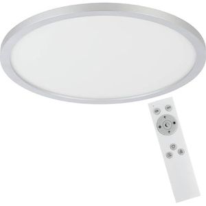 Plafondlamp - Grijs Kunststof - LED - Dimbaar - Afstandsbediening