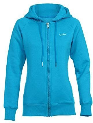 Winshape Knuffelige jas met capuchon J005 Winshape Street Style, Hemelsblauw