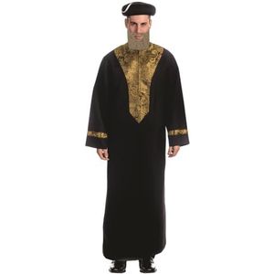 Dress Up America Adult Sephardic Chacham Rabbi Costume - belle robe se déroule pour le jeu de rôle