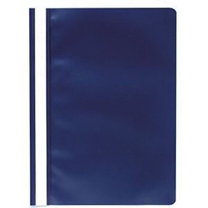 Exacompta - Ref. 449207B – verpakking met 25 vakken – afdekking van pvc in standaardkwaliteit – etiket op de totale hoogte van het overhemd – metalen lamellen – kleur blauw