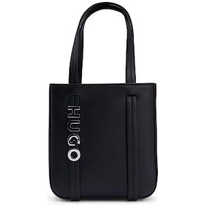 HUGO Mel MN Tote R. Tote Bag voor dames, ZWART1, Modern