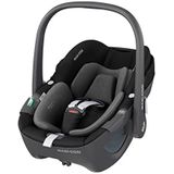 Maxi-Cosi Pebble 360 i-Size, Cosi babyautostoel, 0-15 maanden (40-83 cm), eenhandsdraaiing, G-CELL bescherming tegen zijdelingse stoten, Essential Black