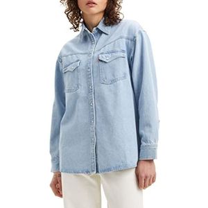 Levi's Dorsey XL Western Dameshemd, Dorsey Xl Western Z3341 Indigo Stonewash