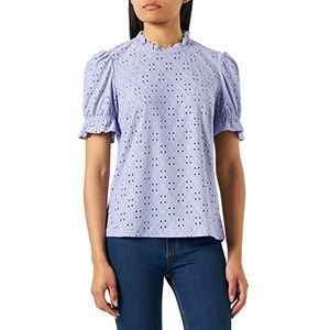 Vila Vikawa S/S Flounce Top/Su - Noos T-shirt voor dames, Sweet Lavender