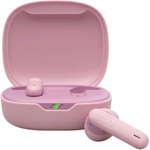JBL Wave Flex 2, draadloze bluetooth-hoofdtelefoon, 40 uur batterijduur, JBL Pure Bass-geluid, smart ambient-technologie, IP54 water- en stofbestendigheid, multipoint-verbinding, roze