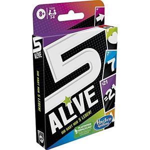 Hasbro Alive kaartspel, kinderspel, grappig familiespel vanaf 8 jaar, kaartspel voor 2 tot 6 spelers, multicolour, é�én maat