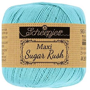 Scheepjes - Navires Maxi Sugar Rush 397 Fils cyan - 10x50g