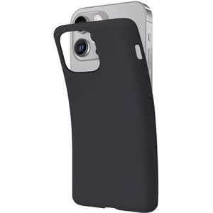 SBS Coque iPhone 12 Pro Max noir Panther Pantone Black C, étui souple et flexible anti-rayures, coque mince et confortable à tenir dans votre poche, étui compatible avec chargement sans fil