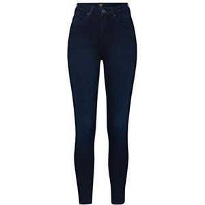 Lee Scarlett High Zip Skinny Jeans voor dames, blauw (Mulberry It).