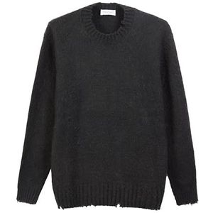 Diana Studio Garzato Nero Cardigan voor heren (1 stuk), zwart.