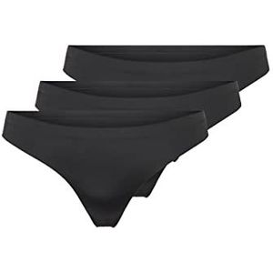 ONLY dames tanga, Zwart 2