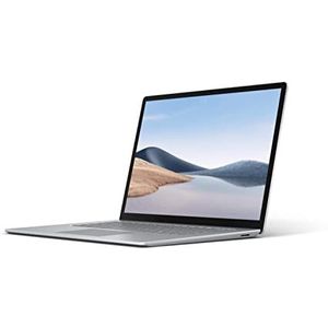 Microsoft Surface Laptop 4 - Laptop (Windows 10, 15 inch touchscreen, AMD R7se-processor, 8 GB RAM, 256 GB SSD, Frans toetsenbord AZERTY) - platina, metalen afwerking
