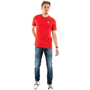 Le Coq Sportif Ess Tee Ss nr. 1 M T-shirt voor heren, Rood, L