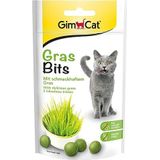 GimCat Gras Bits - Graanvrije en vitaminerijke kattensnack met echt gras - 8 stuks (8-40 g)