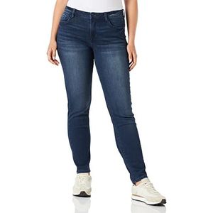 TOM TAILOR alexa skinny jeans voor dames, 10282 - donker gewassen denim