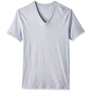 Armani Exchange Pima Cotton Jersey Short Sleeve V-hals T-shirt heren, grijs.