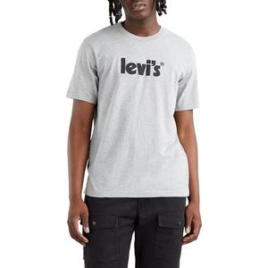 Levi's Ss Relaxed Fit T-shirt voor heren, Poster met Mhg-logo