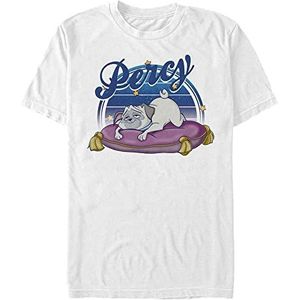 Disney Pocahontas Percy Organic-T-shirt met korte mouwen, uniseks, volwassenen, wit, XXL, Wit.